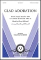 Glad Adoration SATB choral sheet music cover